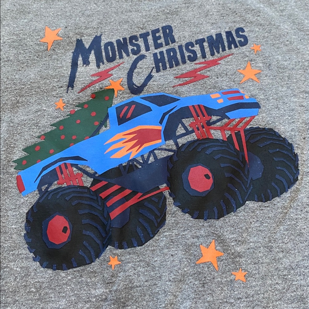 Monster Truck Christmas Shirt - Picture 3 of 4
